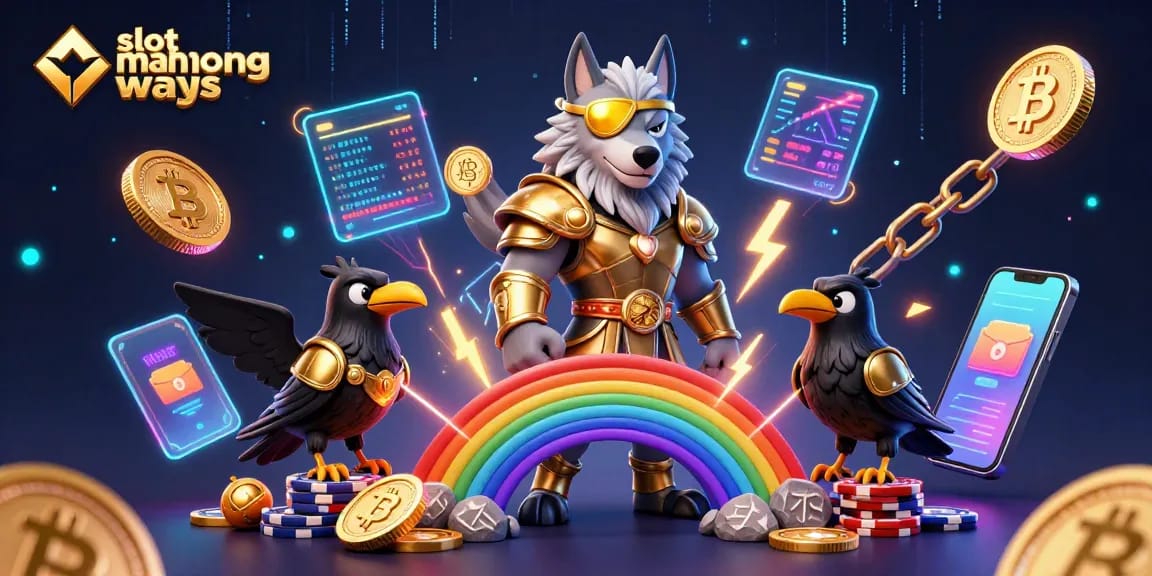 Spin the slot mahjong ways reels to win big with this dynamic casino scene!