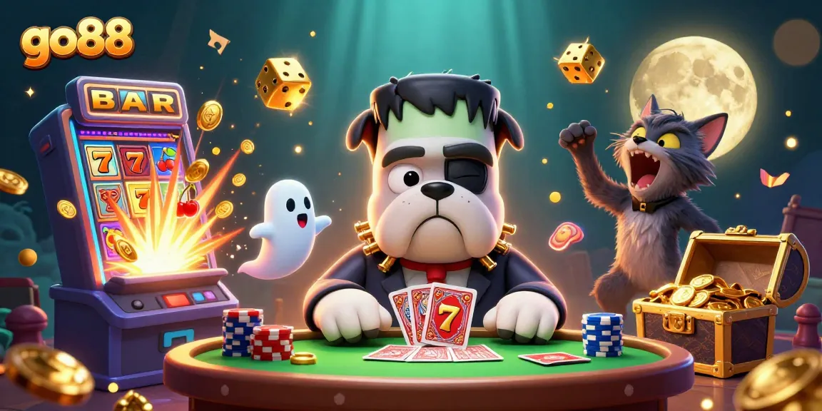 Experience excitement with go88’s vibrant 3D casino scene filled with wins and thrills.
