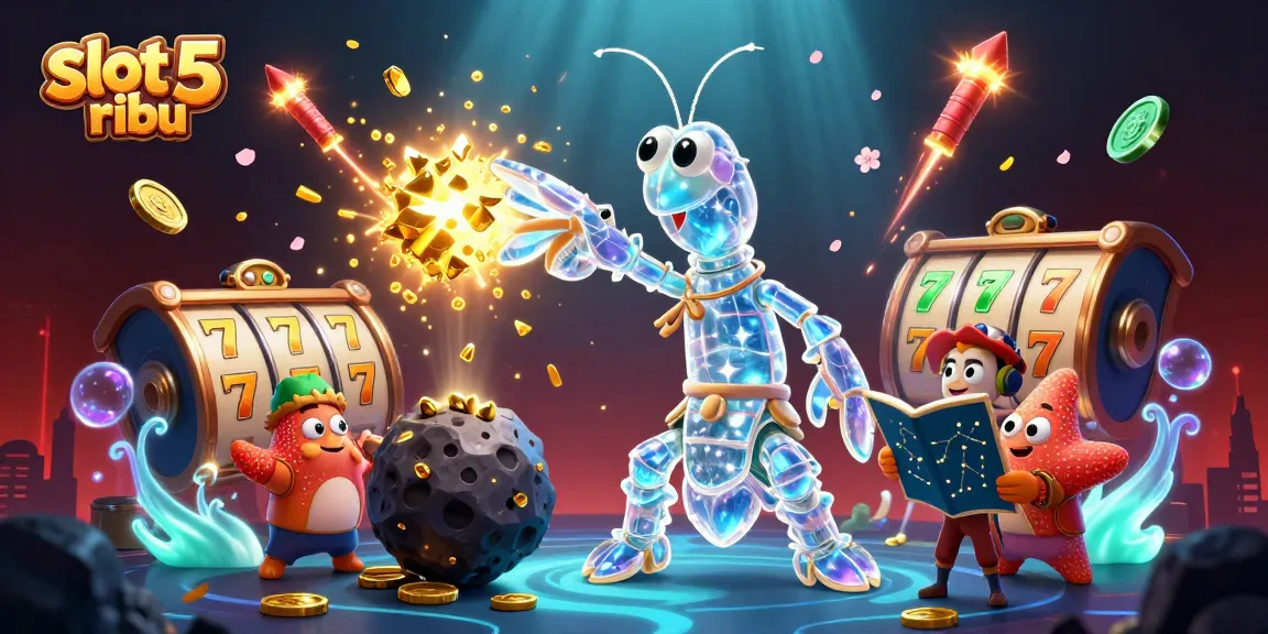 Engage with slot 5 ribu featuring vibrant 3D characters and dynamic casino elements in action.