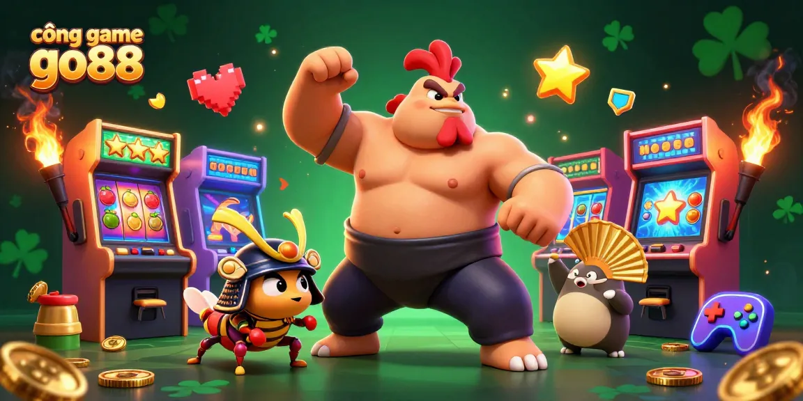 Experience thrilling fun at cổng game go88 with vibrant characters and exciting casino elements.