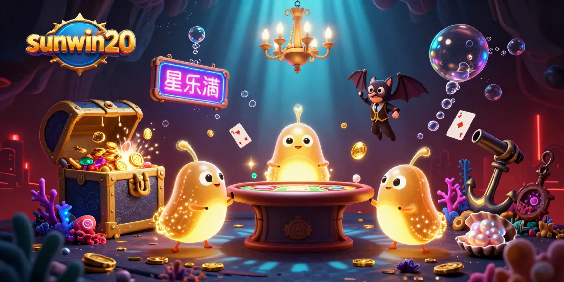 Engage with sunwin20 in an underwater cave casino illuminated by glowworms and a bat dealer.